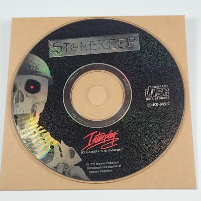Stonekeep Vintage PC Game Disc Only RPG Interplay by gamers for gamers