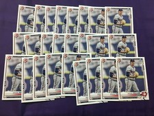 Steven Hajjar 2021 1st Bowman Draft BD-161 Guardians Rookie RC Lot Of 25