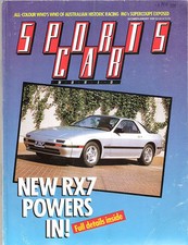 Sports Car World 1985 Dec Mazda RX7 Toyota MR2 Celica Alfa Sprint Ford GT40 MG E