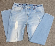 Vigoss Jeans Womens 30X27 Jagger Light Wash Skinny Classic Fit Distressed