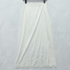 Vintage Velrose Lingerie slit bottom lace skirt size med 25-27  NEW