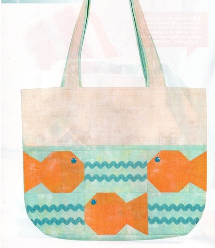 Bolso de Mano I Need Vitamin Sea Beach Patrón de Edredón Piezado CM - Imagen 2 de 2