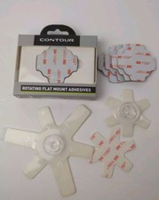 Contour Camera Rotating Flat Mount Adhesives Surfboard Mount Adhesive Lot