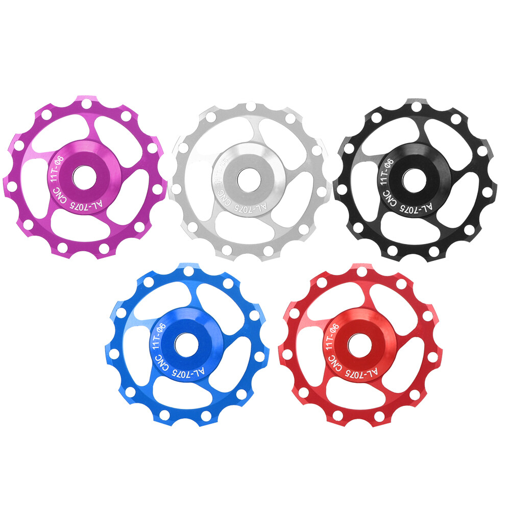 Universal Bike 11T Metal Rear Guide Wheel Bearing Derailleur Pulley for Mountain