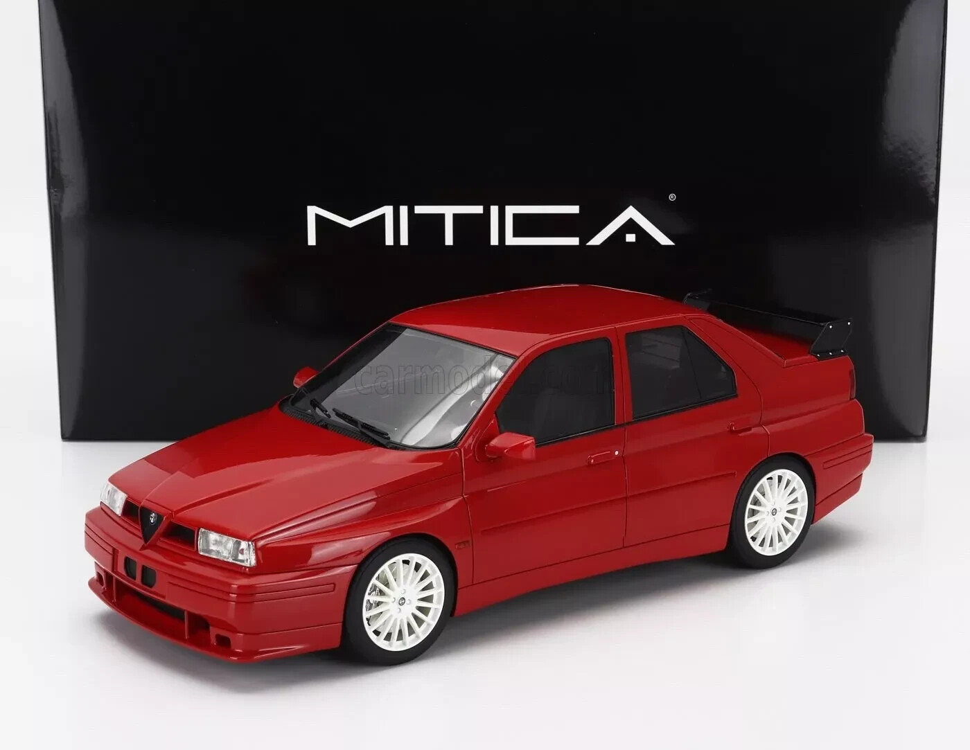 Alfa Romeo 155 GTA 1993 Mitica 100070 voiture miniature de course rouge 1/18