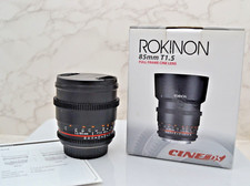 Rokinon Cine DS 85mm T1.5 AS IF UMC Full Frame Cine Lens for Canon EF - DS85M-C