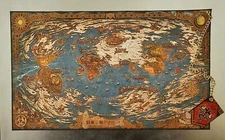 Final Fantasy 14 Dawntrail Custom Cloth Map of Hydaelyn