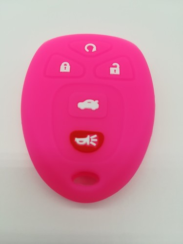 Hot Pink Key Cover Jacket for BUICK LaCrosse GMC Yukon Acadia CHEVROLET ...