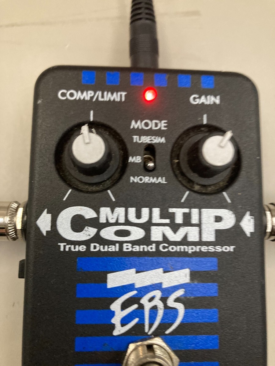 EBS MultiComp True Dual Band Compressor Bass Effect Pedal Tested