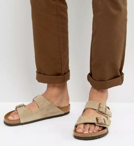 taupe birkenstocks arizona