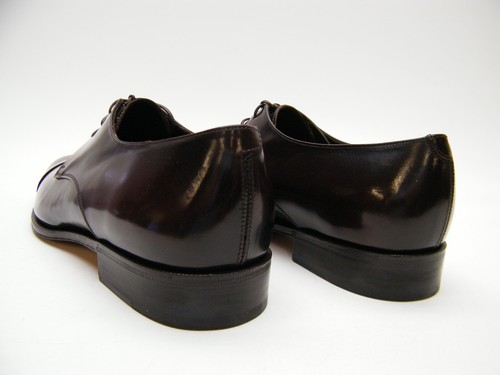 HERREN SALVATORE FERRAGAMO FARAONE MAHAGONI BRN CAPTOE OXFORD ELEGANTE SCHUHE 8,5 ~ 1/2 D - Bild 6 von 10