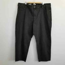 NWT Ava  Viv 90's Straight Fit Black Jeans Size 26