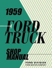 1959 Ford Truck Shop Manual
