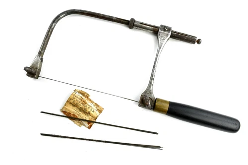 Vintage Jeweler's Coping Saw- Super High Quality w/ 24 Vintage NOS Blades