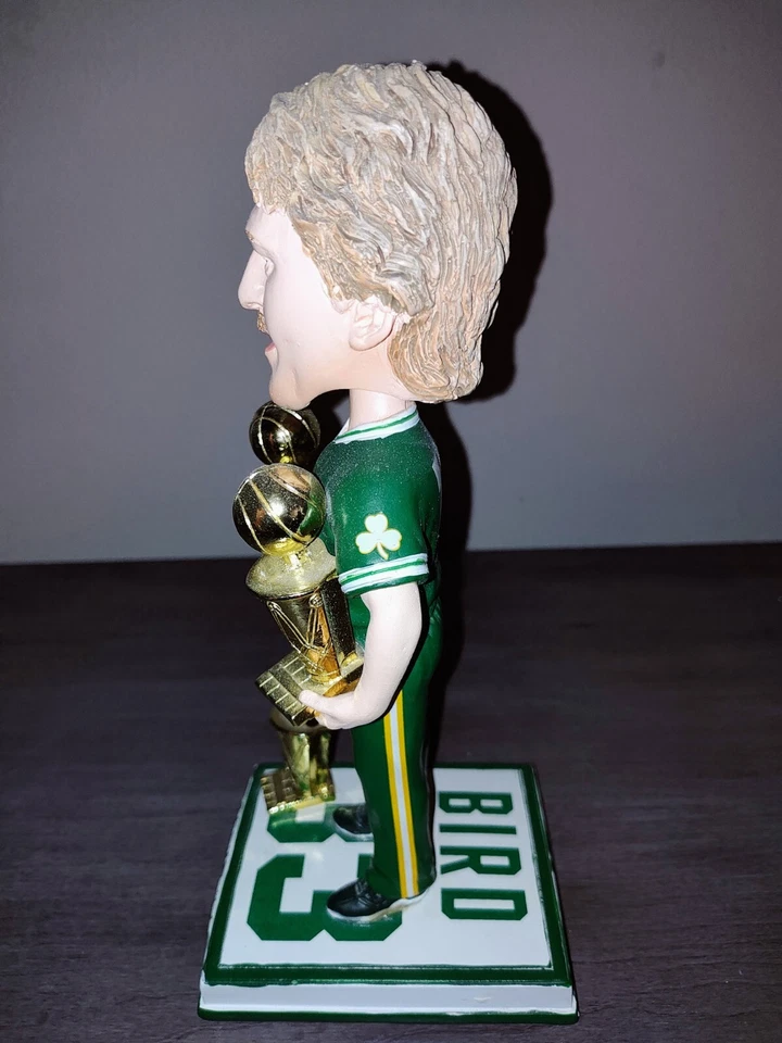 Larry Bird Boston Celtics FOCO 3x Trofeo Bobblehead Bobble #/300 *Raro* Foto 4 de 4