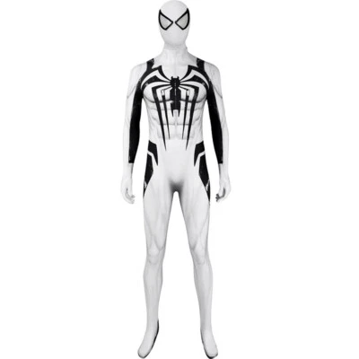 ⭐︎ White Spider-Man Jumpsuit Spiderman Anti-Venom Suit Cosplay