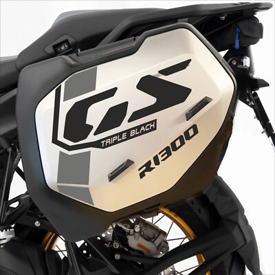 2 Aufkleber Koffer Variabel Seiten Kompatibel BMW GS R 1300 TRIPLE BLACK G13D