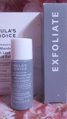 Paula s Choice  6% Mandelic Acid 2% Lactic Exfoliant 10mL Trial/Travel Sz BNIB