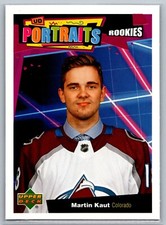 2020-21 Upper Deck UD Portraits Rookies Martin Kaut #P-45
