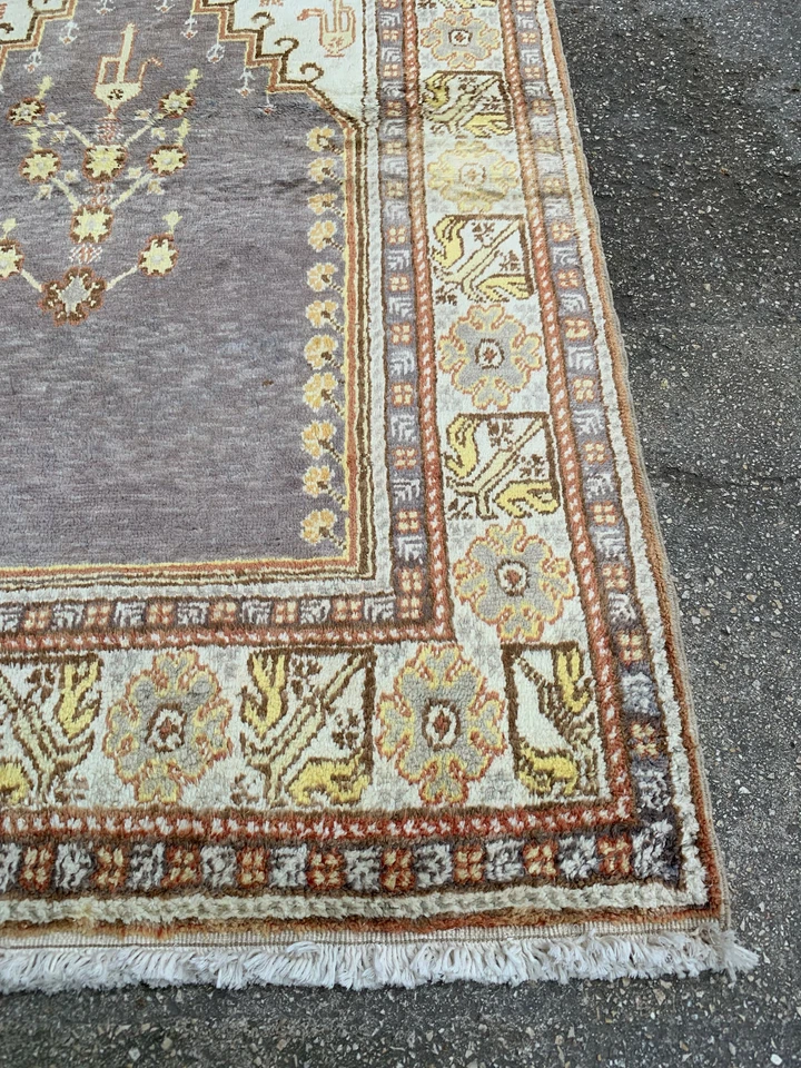 Alfombra natural vintage de 2'9'' x 4'3'' alfombra de pueblo alfombra hecha a mano.SKU:F945 Foto 3 de 4