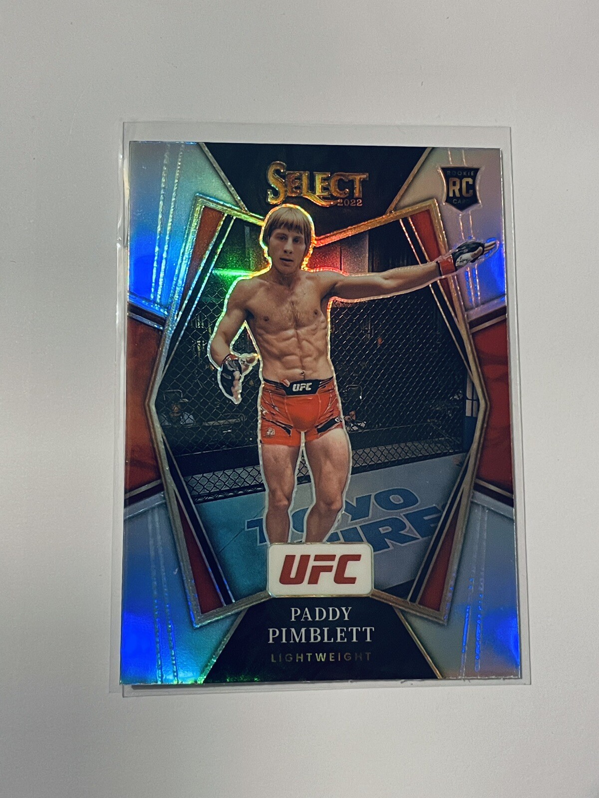 Paddy Pimblett UFC 2022 Select Premier Silver Prizm RC Rookier Card #167