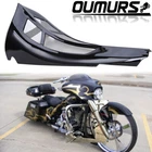 Custom Vivid Black Chin Spoiler Scoop For Harley Road King Street Glide Touring
