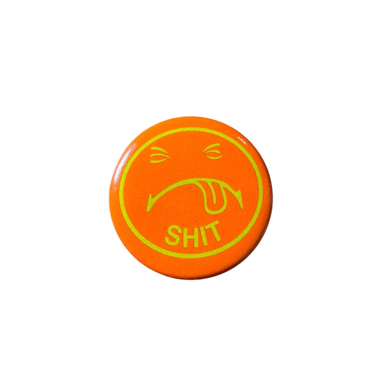 Supreme F/W 17 Accessoires Sh*t Bouton Pin Orange Neuf Dans Emballage Boîte Logo