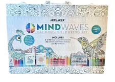 Artmaker ~ Mind Waves Calming Colouring Kit ~ Relax & De-Stess