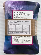 Set of 3 Scented Mineral Bath  Foot Salt Bath