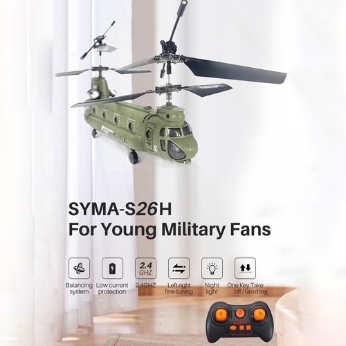 SYMA Remote Control Helicopter 2.4G 3CH Dual Propellers Fixed Height f/Kids O9Q4 - Picture 8 of 10