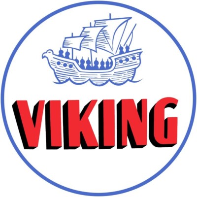 Viking Gasoline NEW Sign: 14" Dia. Steel Round Style | eBay