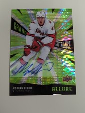 2020 Upper Deck Allure Grand Entrance Green Morgan Geekie #GE-6 Rookie Auto RC