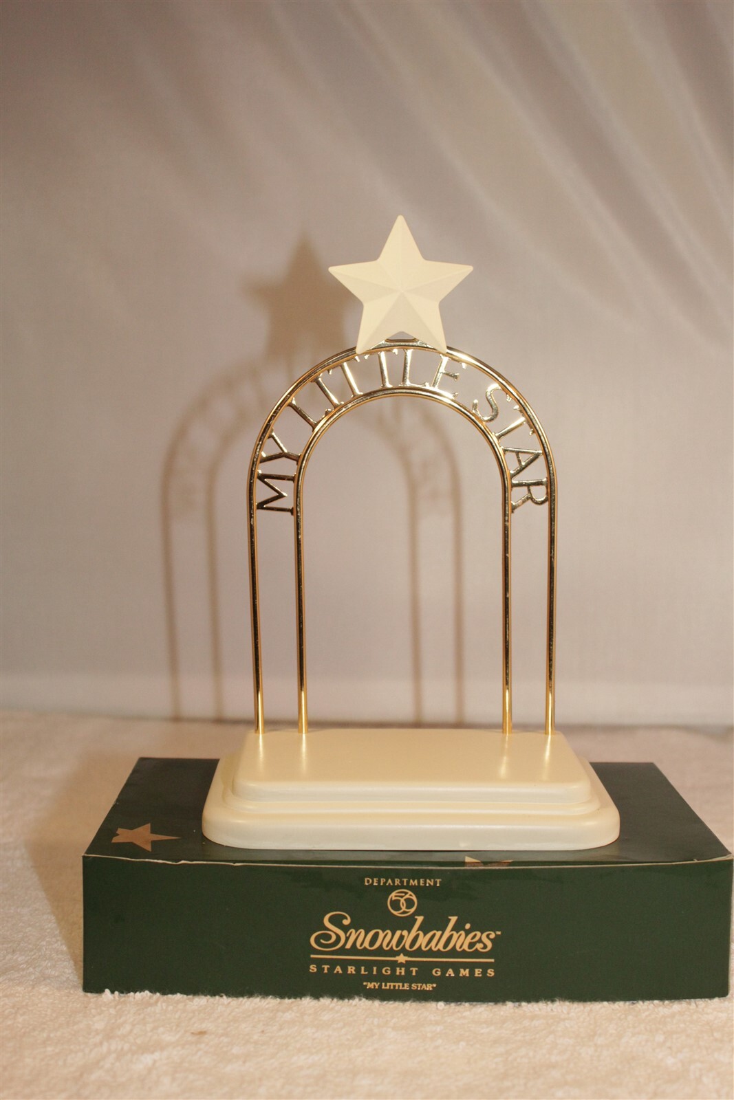 2001 Department 56 Snowbabies Starlight Games My Little Star Figurine