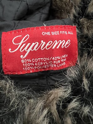 Supreme Script Logos Trooper Hat Winter Warm | eBay