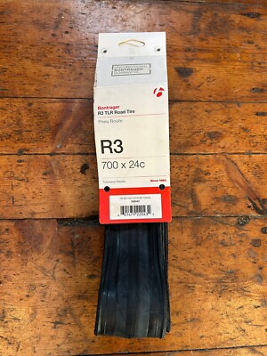 NEU Paar Bontrager R3 Hartschalenkoffer Lite TLR klappbarer Clincher Reifen 700 x 24C schwarz