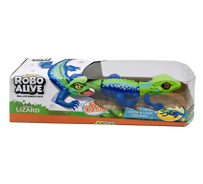 ZURU Robo Alive Lurking Lizard Interactive Robotic Toy Pet Green & Blue Lizard 845218015015 | eBay