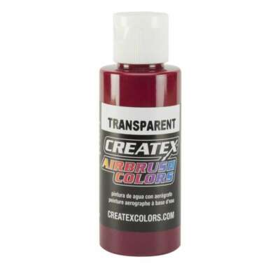 Createx Airbrush Colors 5123-02 Transparent Burgundy 2 oz. Airbrush Paint