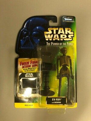 Star Wars Power of The Force Freeze Frame Action Slide EV-9D9 mit Datenpad