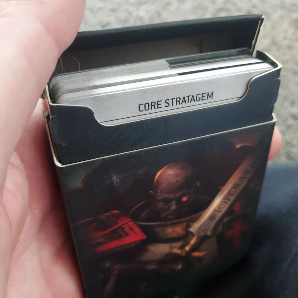 Warhammer 40k Games Workshop -Data cards: black Templars limited edition - Image 2 of 2