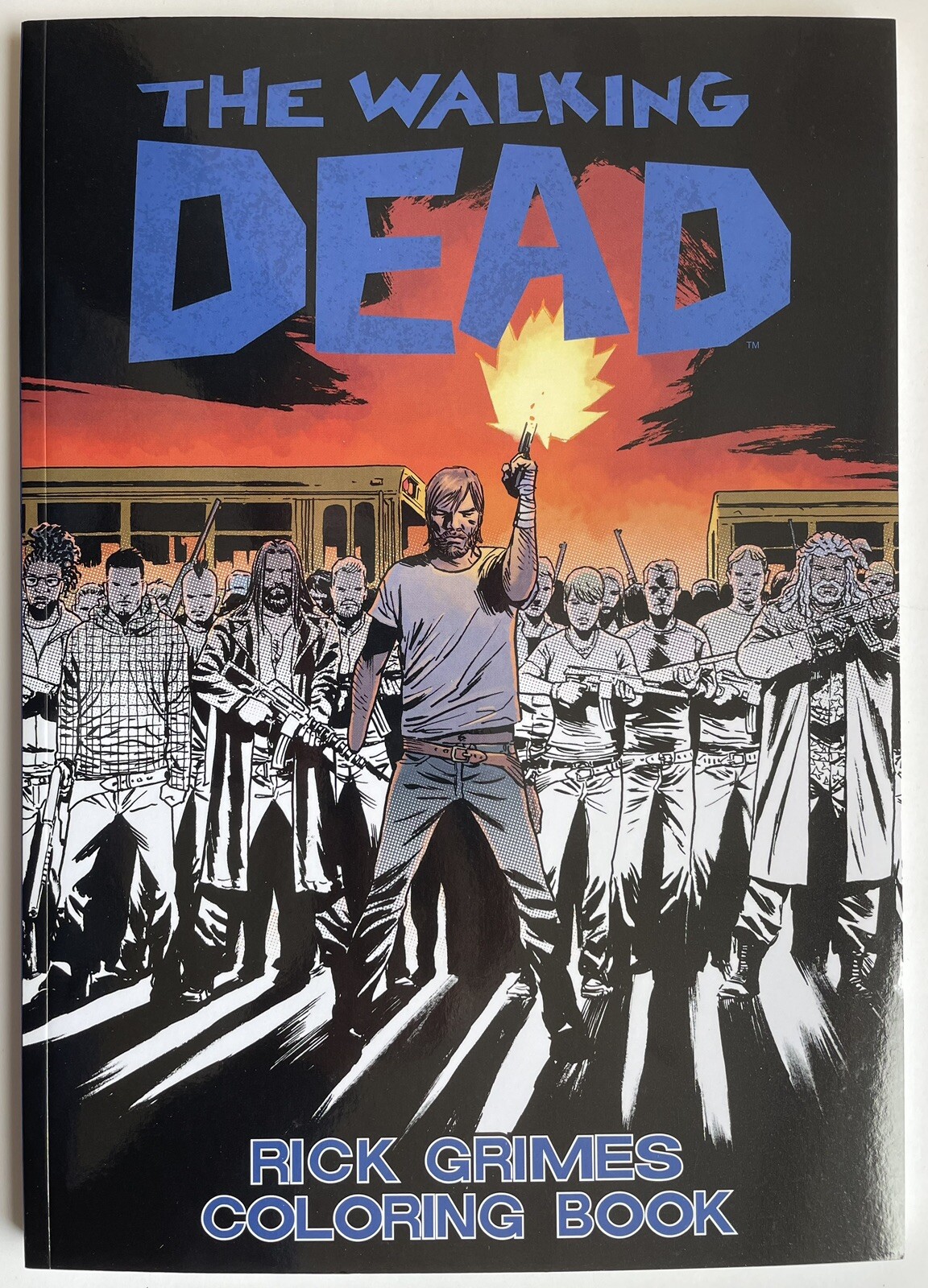 The Walking Dead Rick Grimes Coloring Book Signed by Charlie Adlard