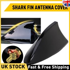 Waterproof Car Shark Fin Antenna AM FM Radio Signal Aerial Accessories Black UK