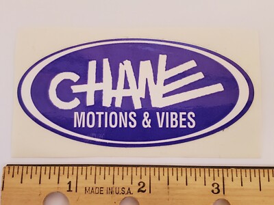OLD SCHOOL BMX Skate Board CHANE MOTION & VIBES STICKER DECAL 1990s NOS ...
