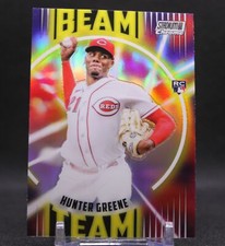 Hunter Greene #BT-11 2022 Stadium Club Chrome Beam Team Cincinnati Reds