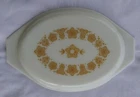 Pyrex 945-C 26 Butterfly Gold Milk Glass Casserole Baking Dish Lid ONLY-  EUC