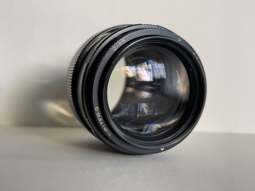 OBIETTIVO Lens Russo Sovietico Vintage Manual M42 42x1 Jupiter-9 85mm f2 Zenit - Imagen 3 de 23