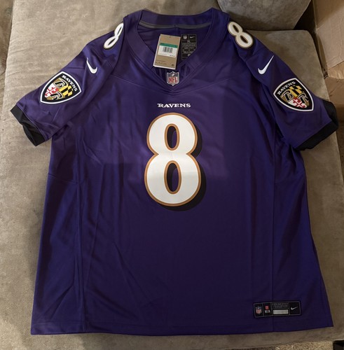 Lamar Jackson Baltimore Ravens Nike Vapor F.U.S.E. Limited Jersey Size XL