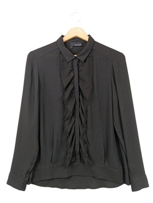 THE KOOPLES Hemd-Bluse Damen Gr. DE 36 schwarz Casual-Look