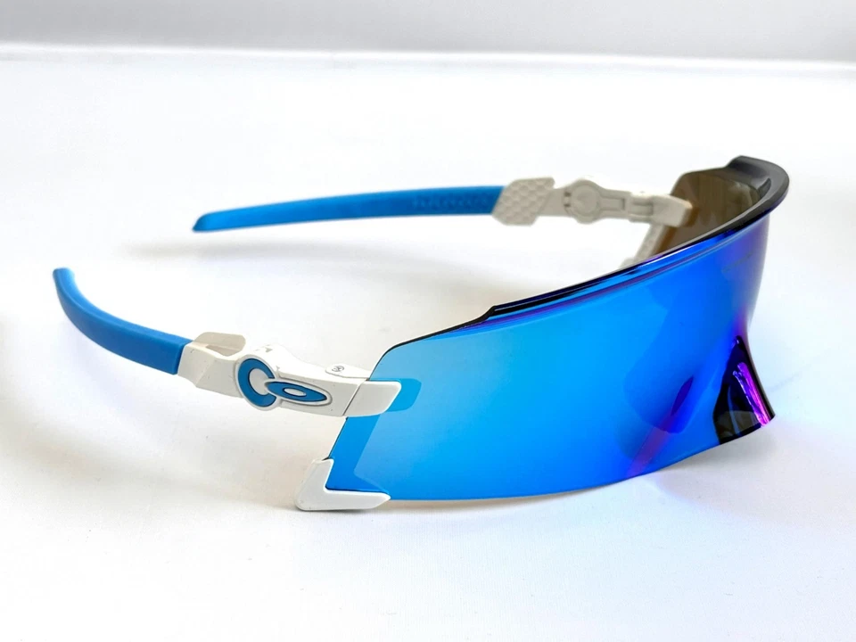 NUEVO Gafas de sol Oakley KATO 9455 | Lente antorcha PRIZM y marco blanco y azul Foto 3 de 4