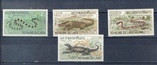 1967 LAOS  "REPTILES"    MNH,  MINT