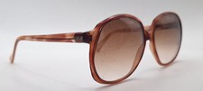 Vintage Brown Oval Sunglasses Frames Italy